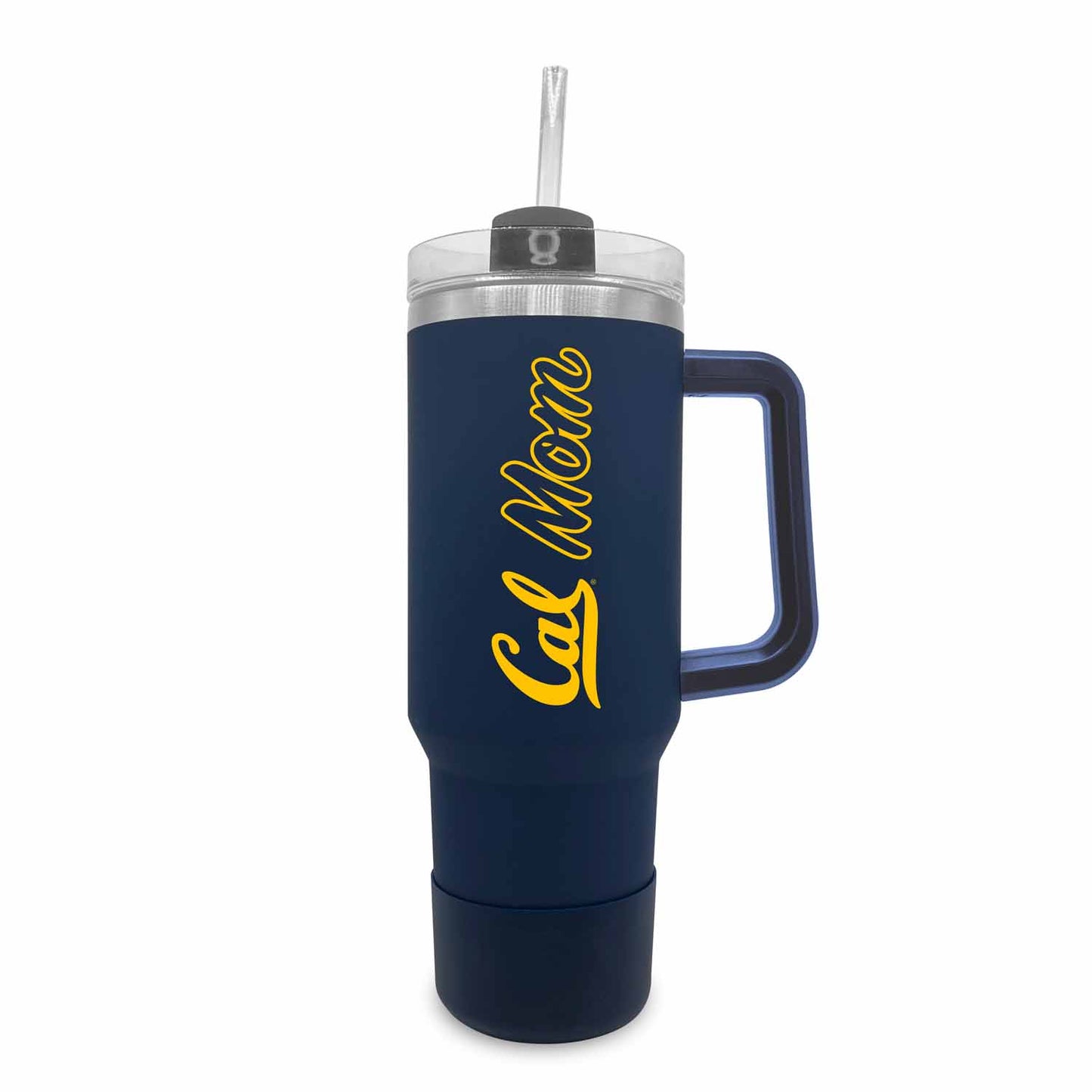Cal Golden Bears Collegiate 40oz Stainless Steel Travel Tumbler with Handle for Mom - Navy