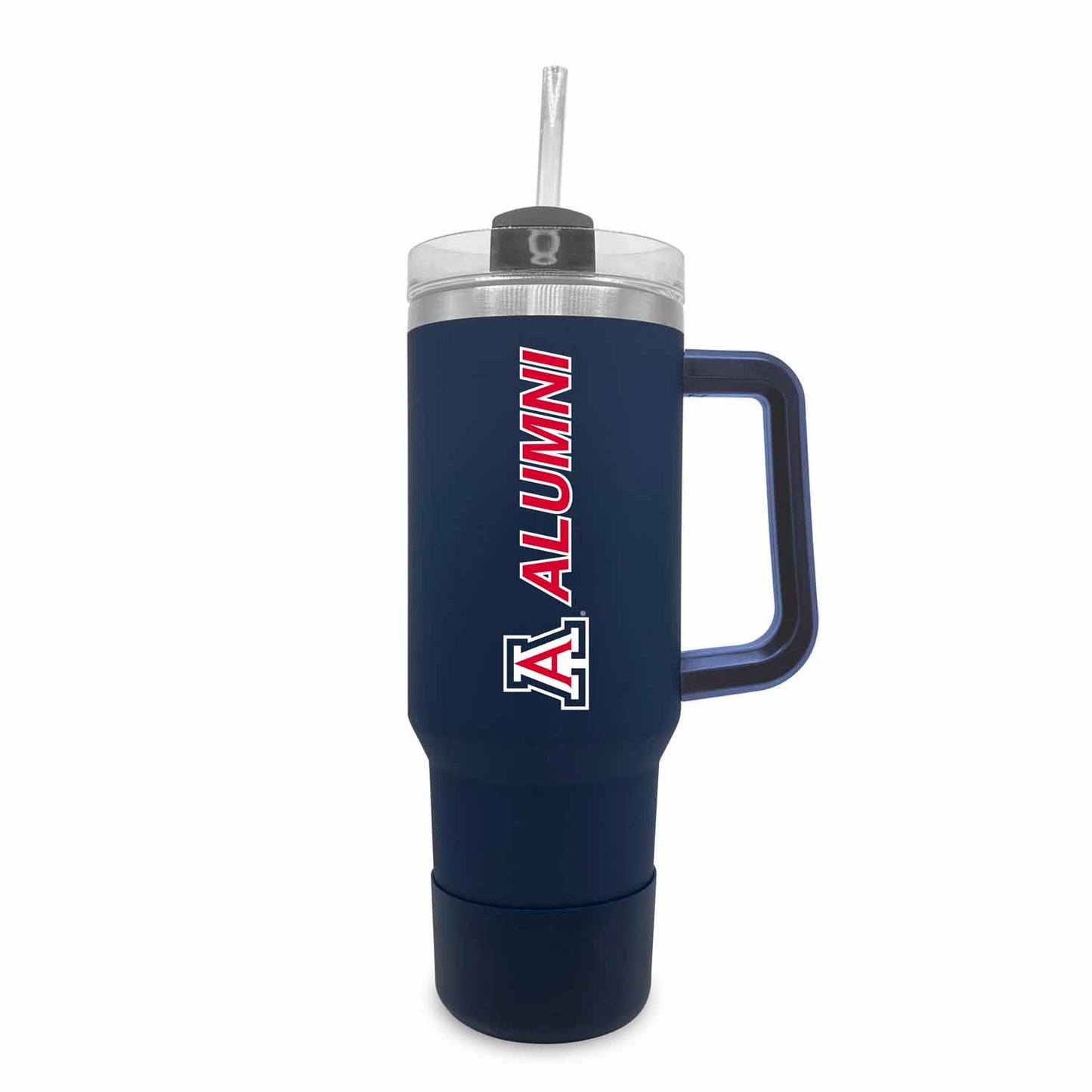 Arizona Wildcats Collegiate 40oz Stainless Steel Travel Tumbler with Handle for Alumni - Navy