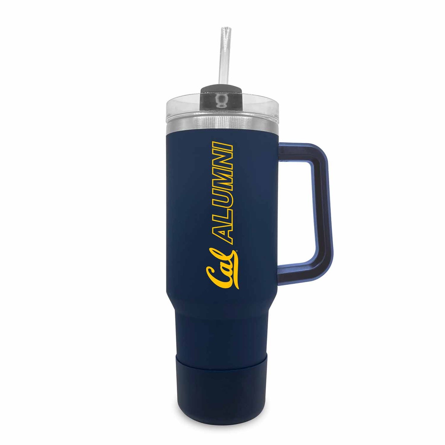 Cal Golden Bears Collegiate 40oz Stainless Steel Travel Tumbler with Handle for Alumni - Navy