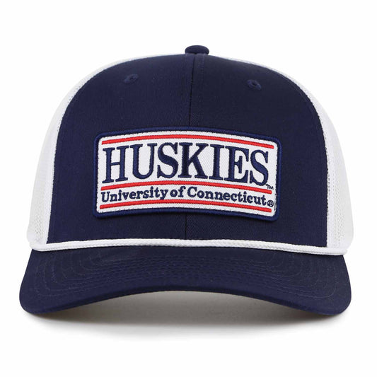 UCONN Huskies NCAA Adult Elite Everyday Adjustable Mesh Trucker Hat - Navy