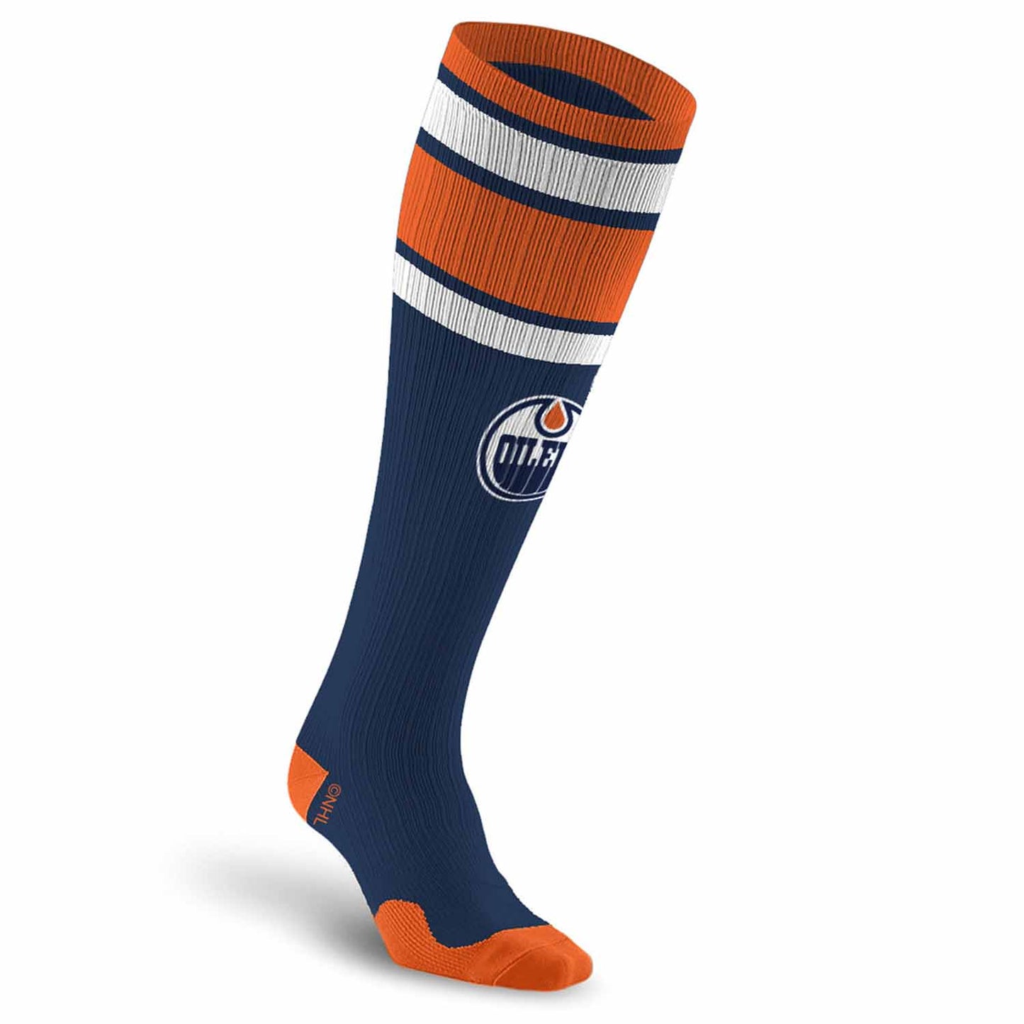 Edmonton Oilers NHL Adult Knee High-Performance Socks - Navy