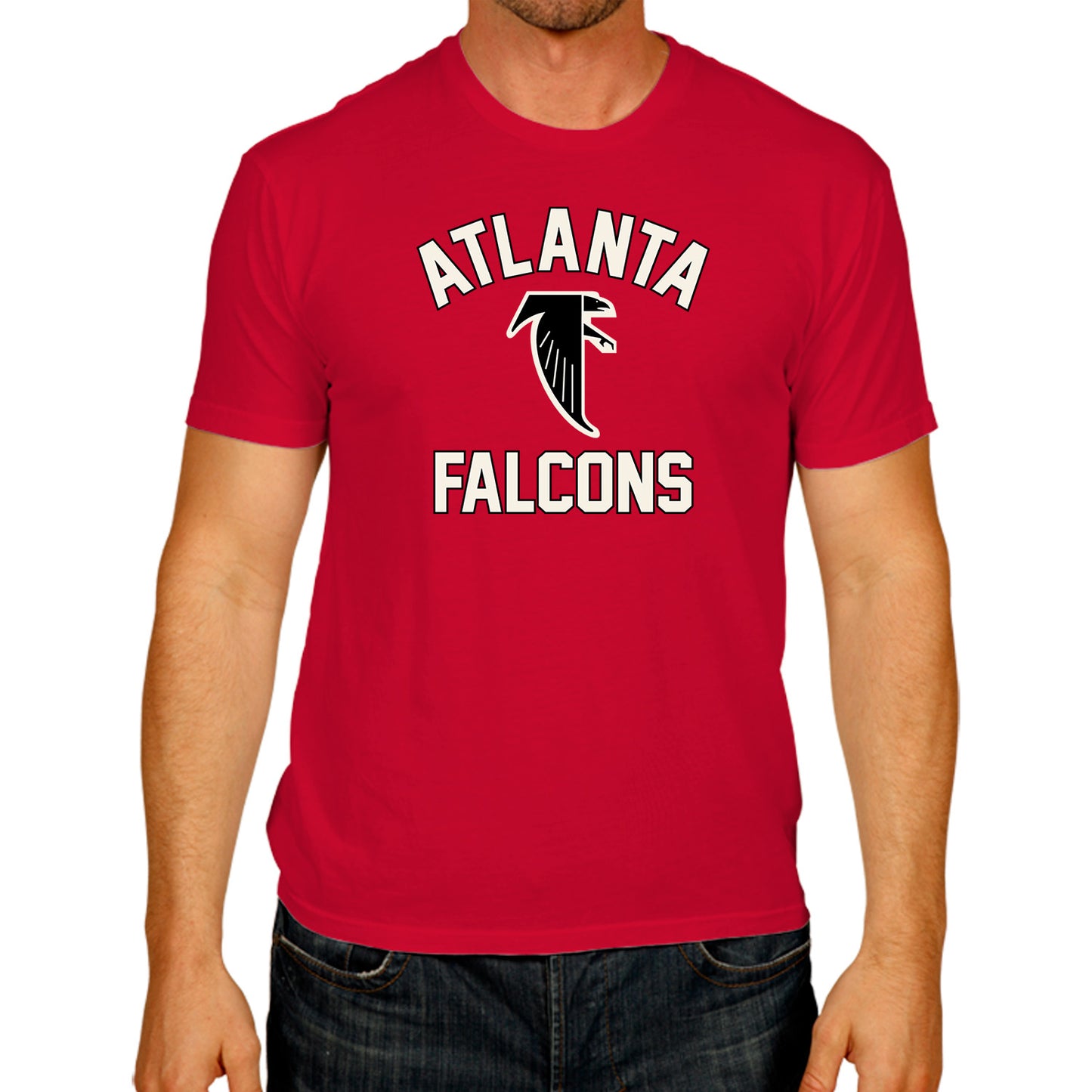 Atlanta Falcons NFL Adult Retro Gameday Unisex T-Shirt - Red