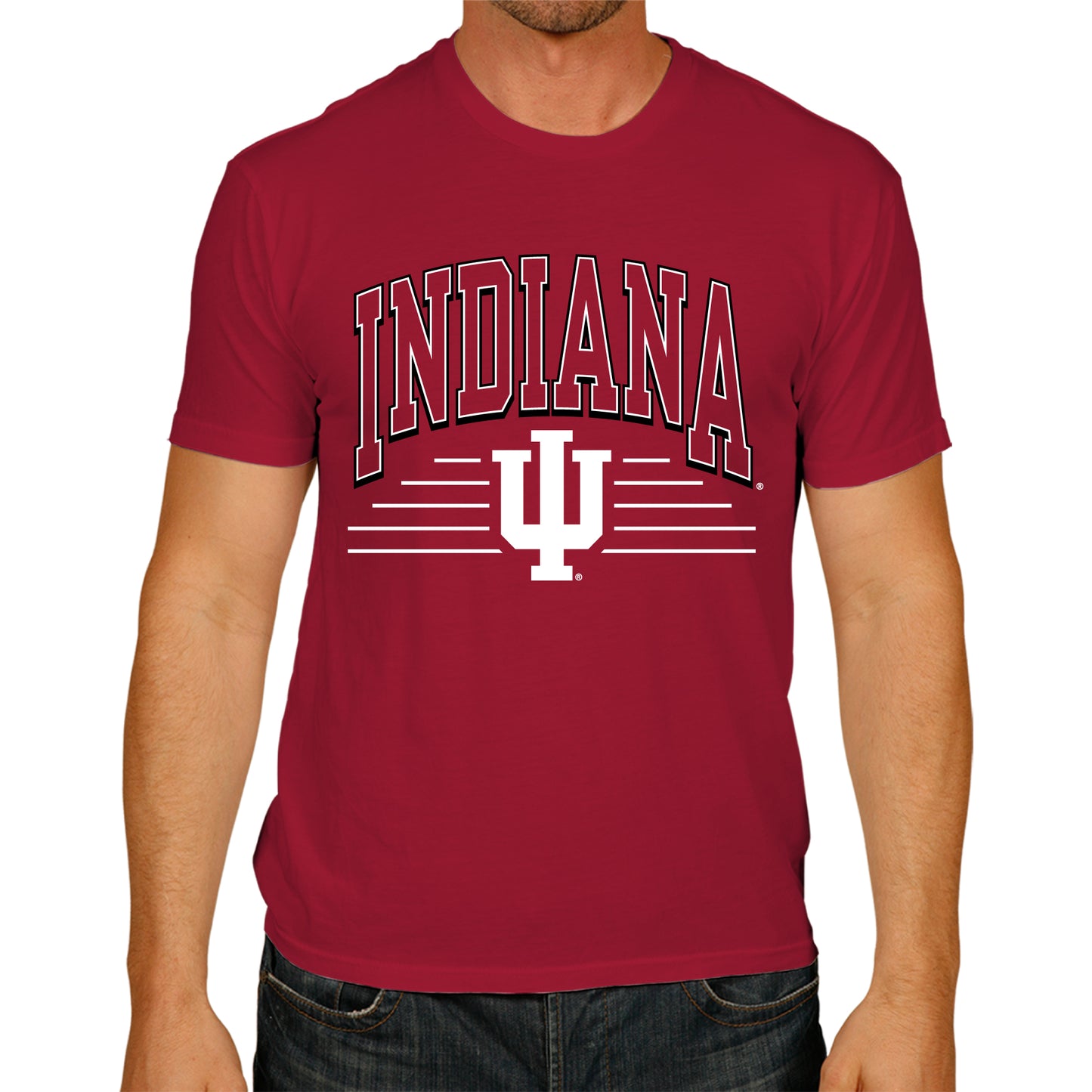 Indiana Hoosiers NCAA Adult Unisex Overtime Classics T-Shirt - Cardinal