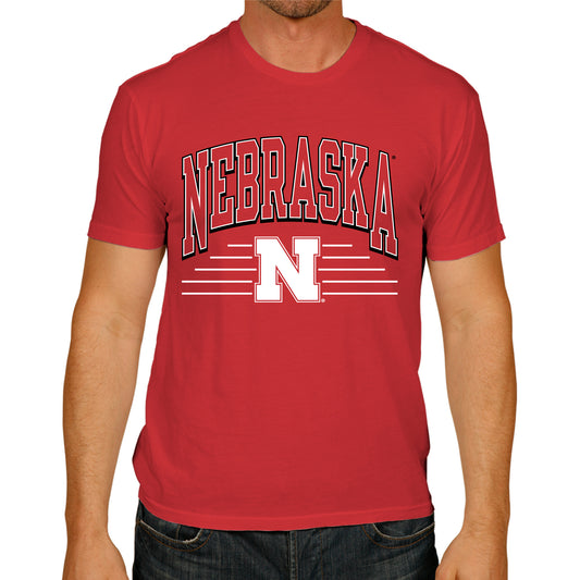 Nebraska Cornhuskers NCAA Adult Unisex Overtime Classics T-Shirt - Red