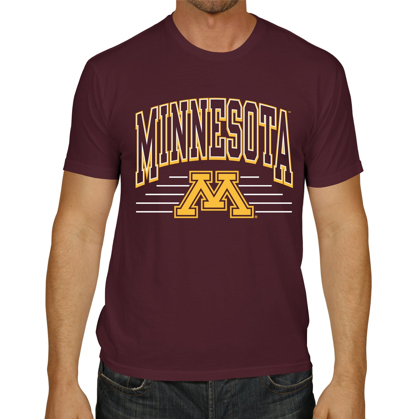 Minnesota Golden Gophers NCAA Adult Unisex Overtime Classics T-Shirt - Maroon