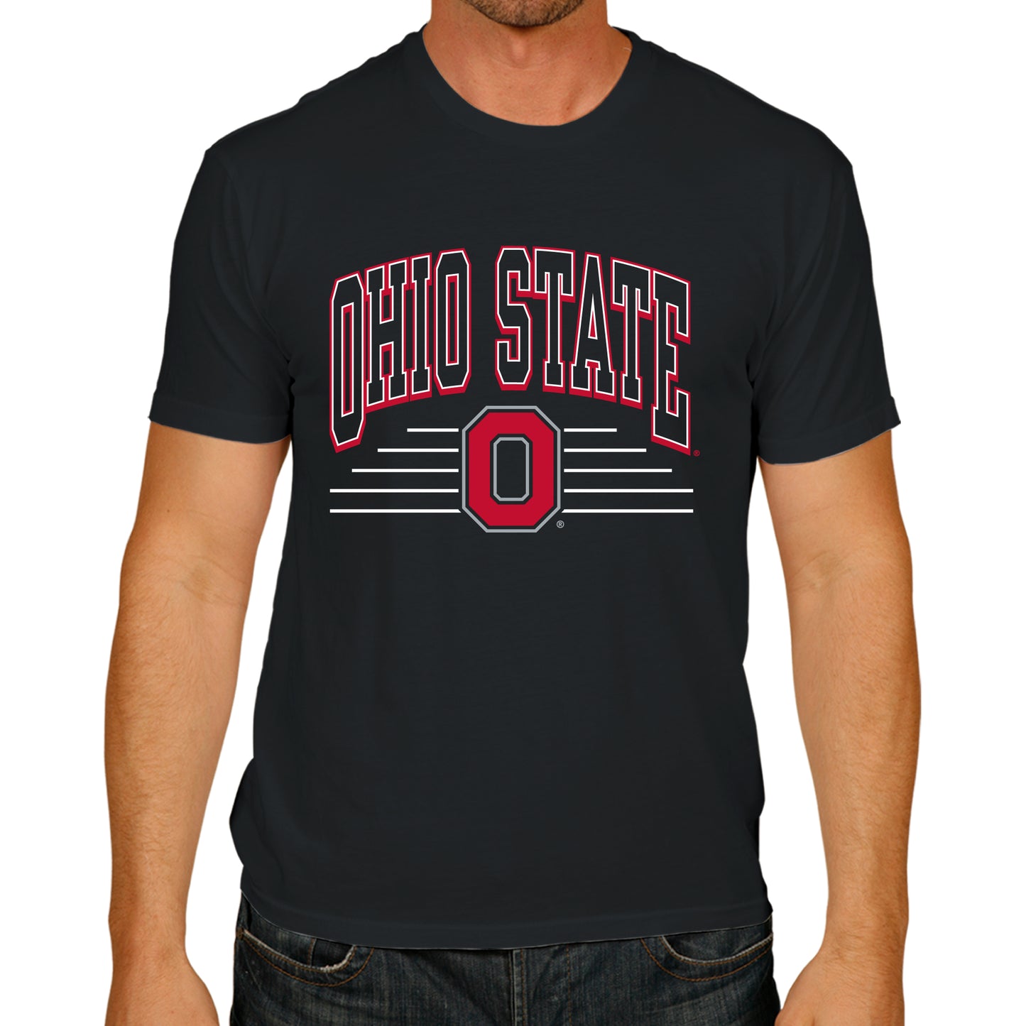 Ohio State Buckeyes NCAA Adult Unisex Overtime Classics T-Shirt - Black