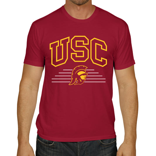 USC Trojans NCAA Adult Unisex Overtime Classics T-Shirt - Cardinal