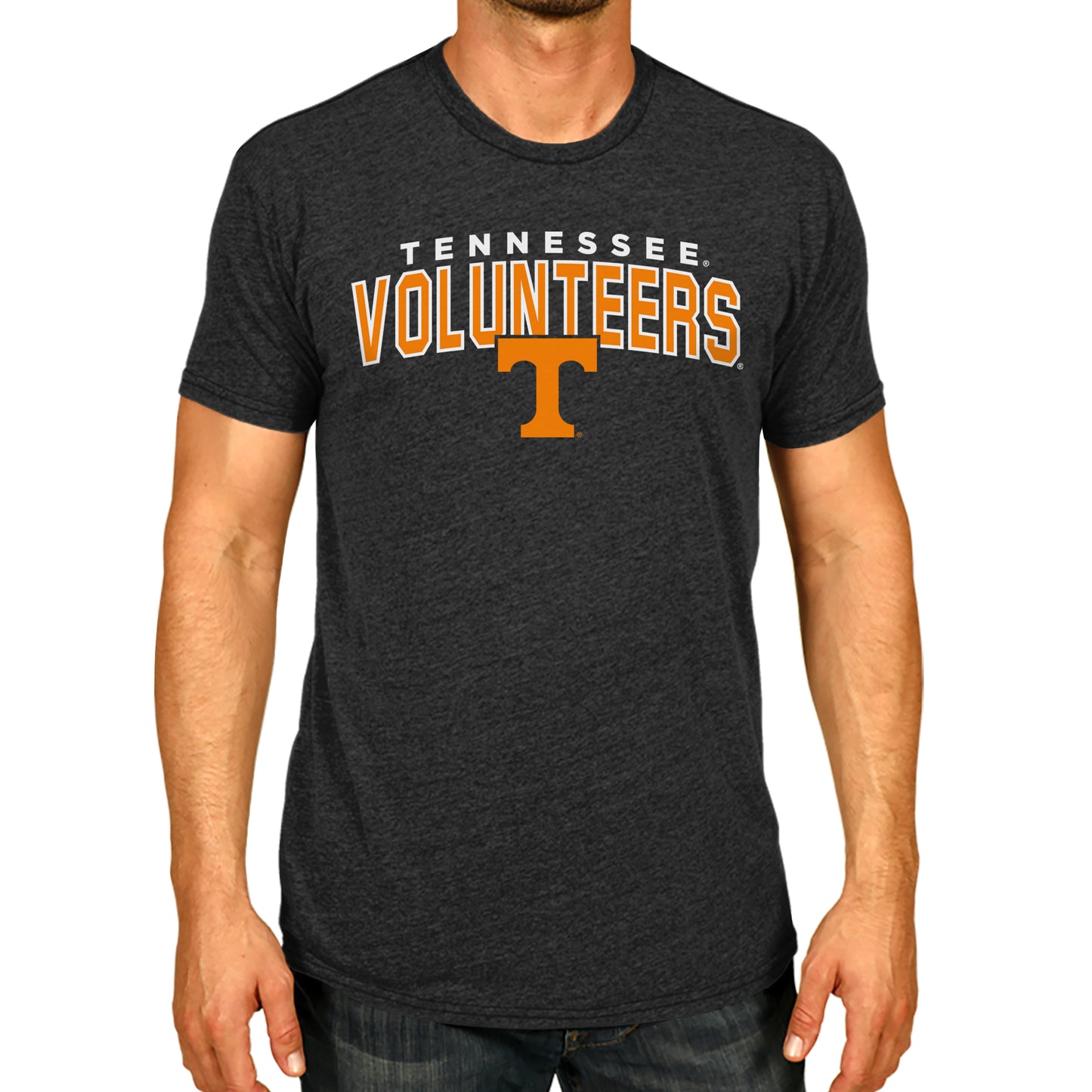 Tennessee Volunteers NCAA Adult Unisex Starting Fresh T-Shirt - Black Heather