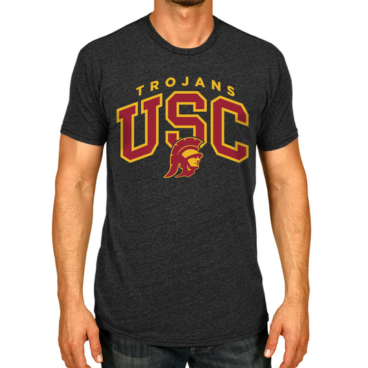 USC Trojans NCAA Adult Unisex Starting Fresh T-Shirt - Black Heather
