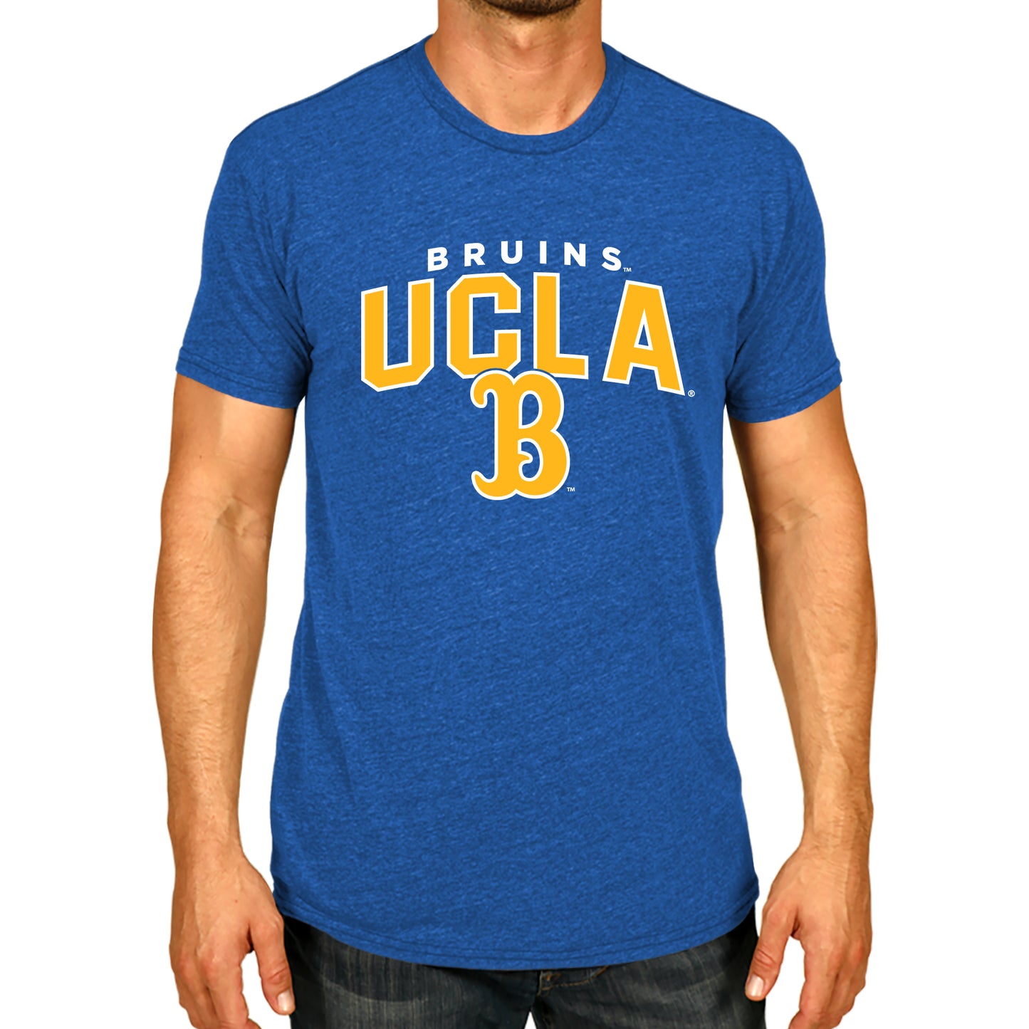 UCLA Bruins NCAA Adult Unisex Starting Fresh T-Shirt - Blue Heather