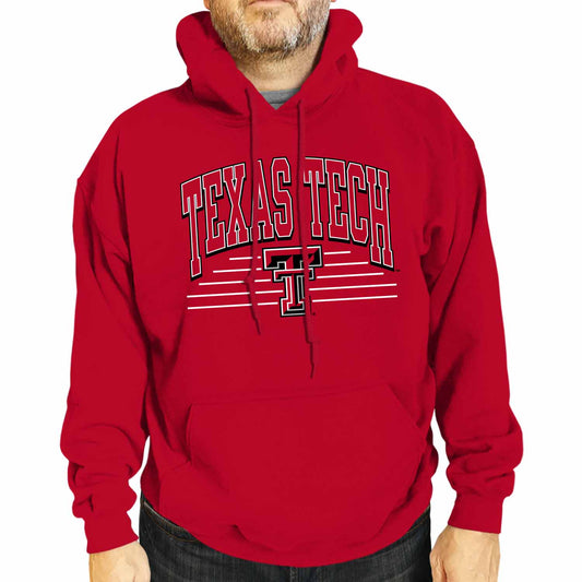 Texas Tech Red Raiders NCAA Adult Unisex Overtime Classics Hooded Fleece Sweatshirt - Red