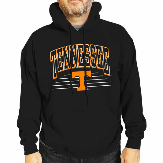 Tennessee Volunteers NCAA Adult Unisex Overtime Classics Hooded Fleece Sweatshirt - Black