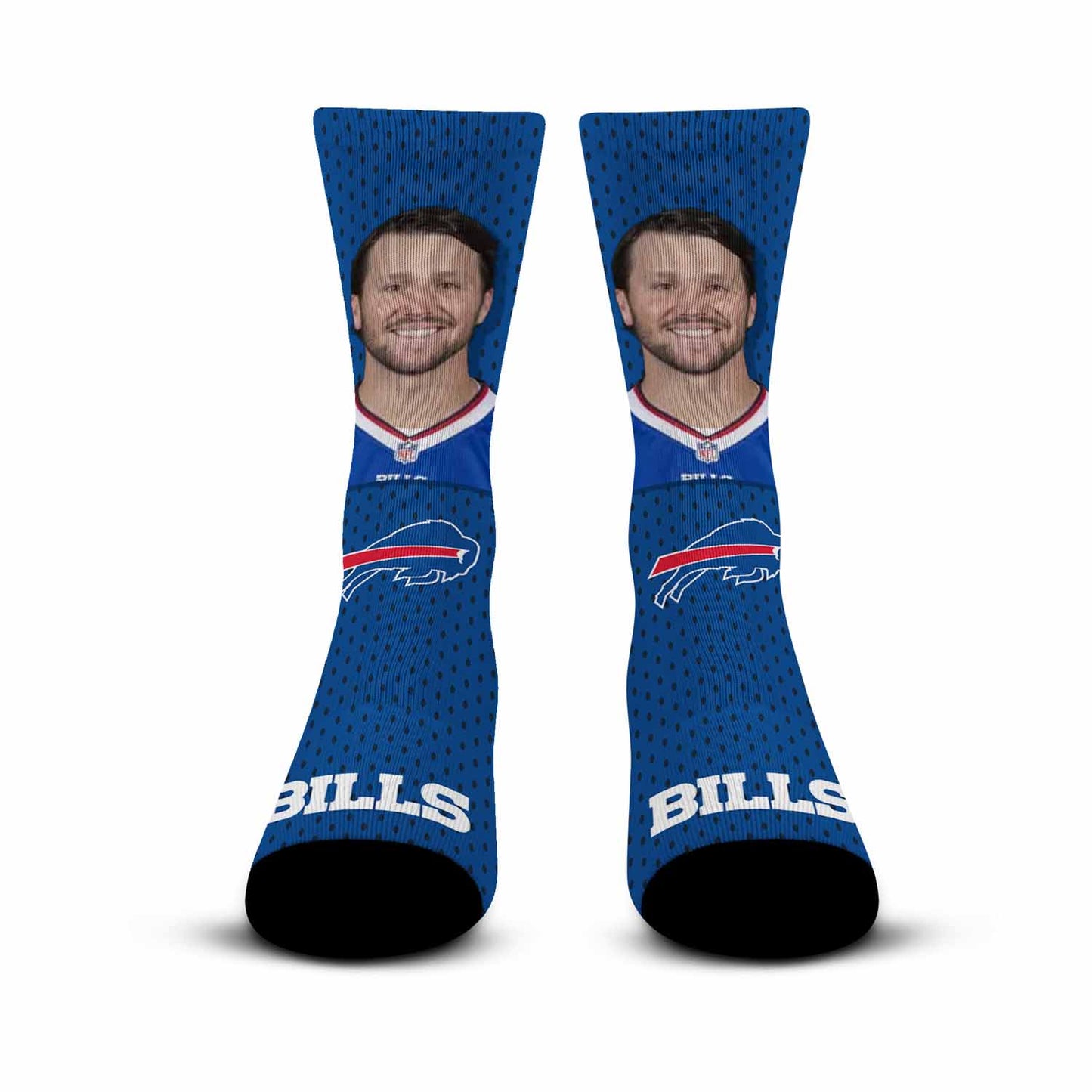 Buffalo Bills NFL Youth Roster Player Crew Socks - Royal