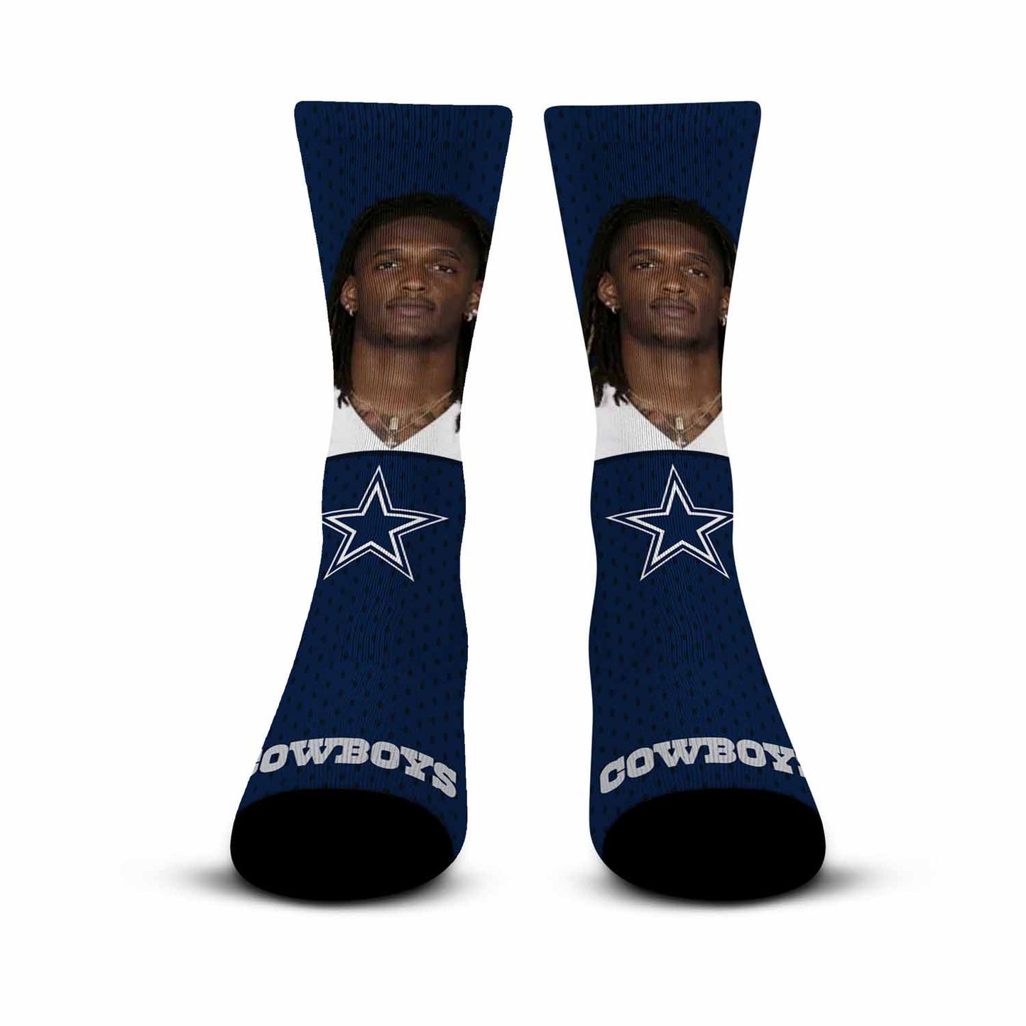 Dallas Cowboys NFL Youth Roster Player Crew Socks - Navy