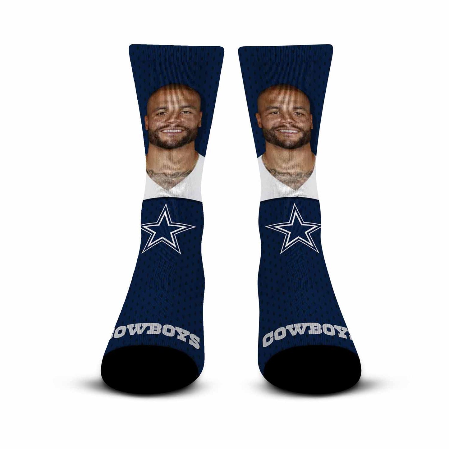 Dallas Cowboys NFL Youth Roster Player Crew Socks - NAVY #4
