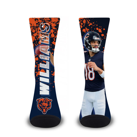 Chicago Bears NFL Youth Player Stripe Sock - Navy