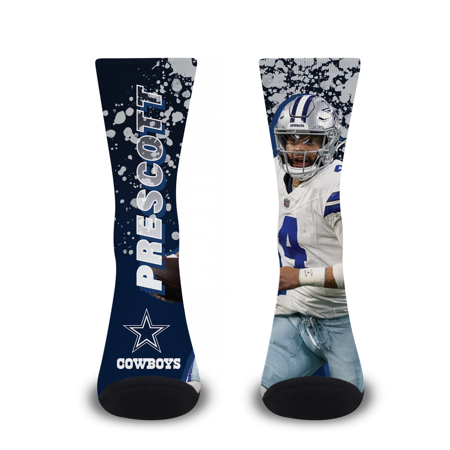 Dallas Cowboys NFL V Curve Socks - NAVY #4