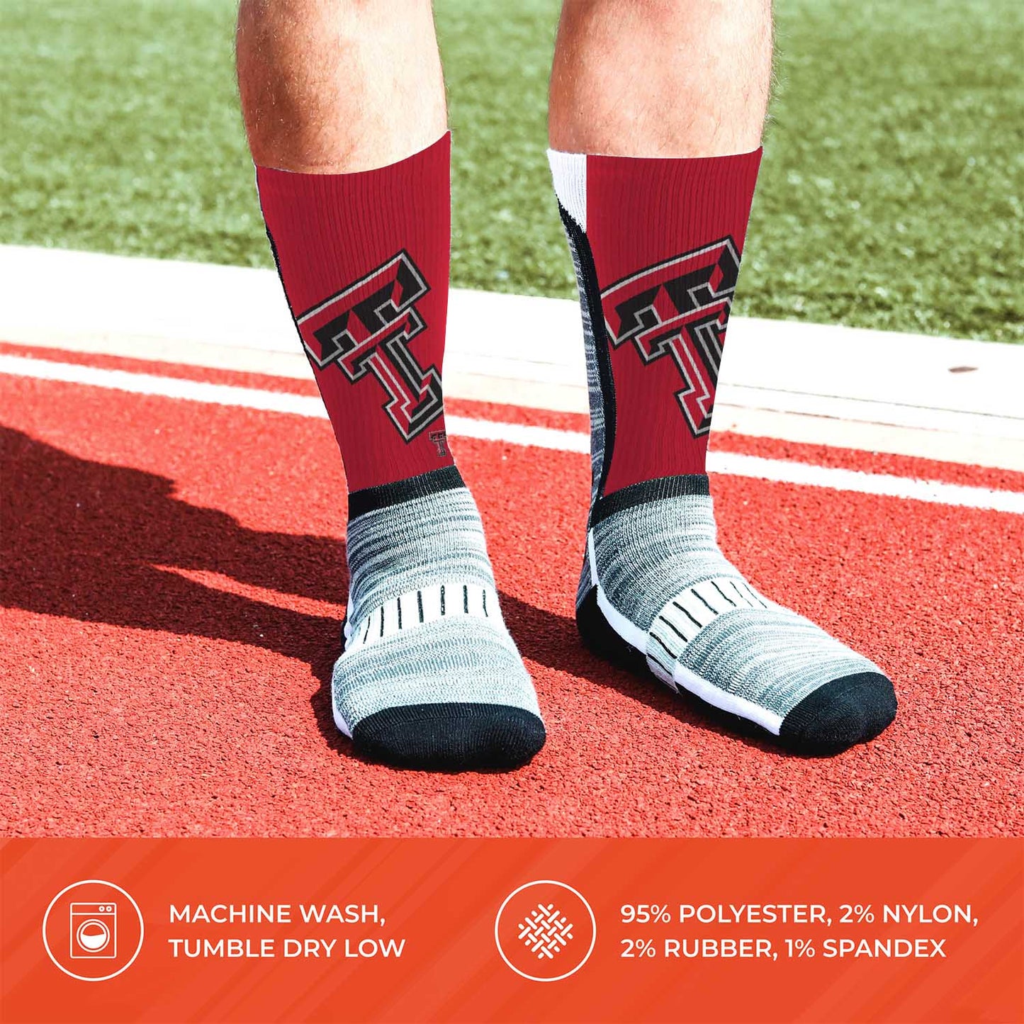 Texas Tech Red Raiders NCAA Youth University Socks - Red