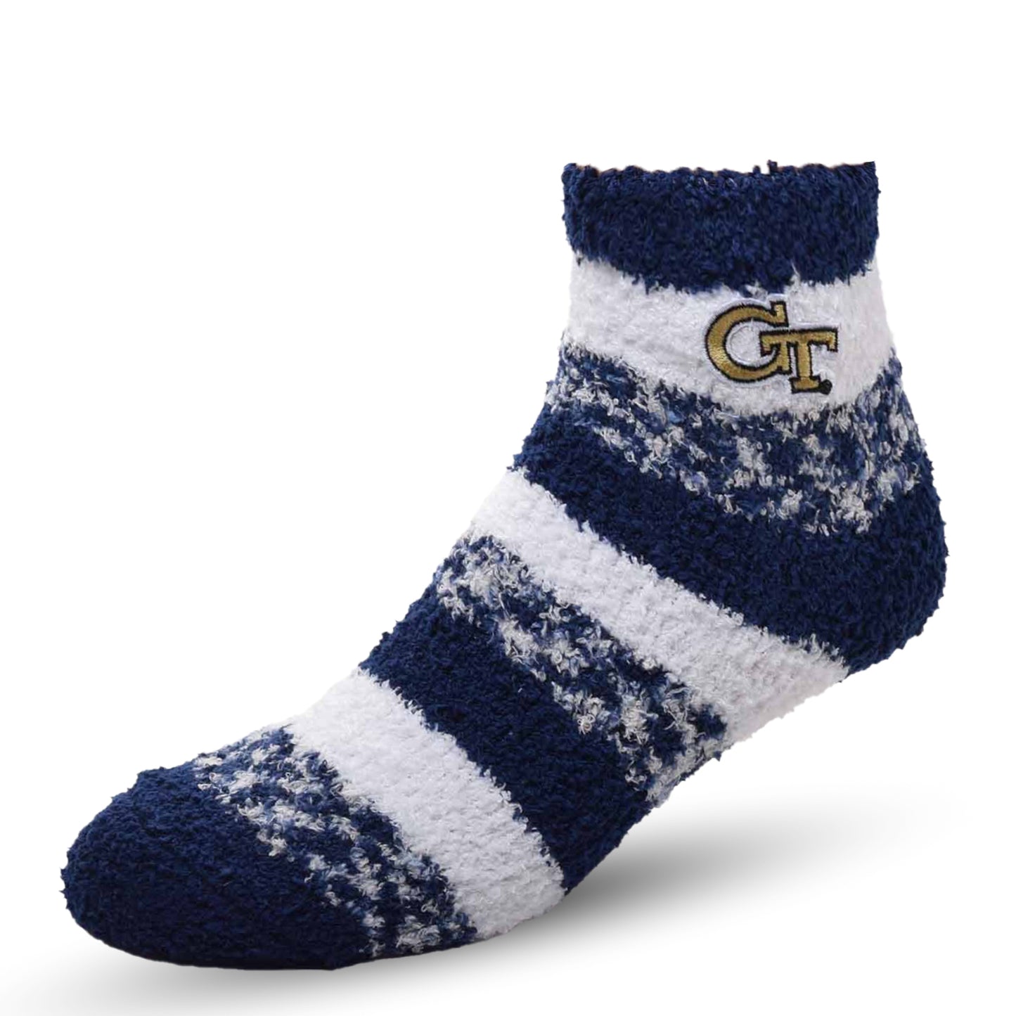Georgia Tech Yellowjackets NCAA Unisex Cozy Soft Sleep Socks - Navy