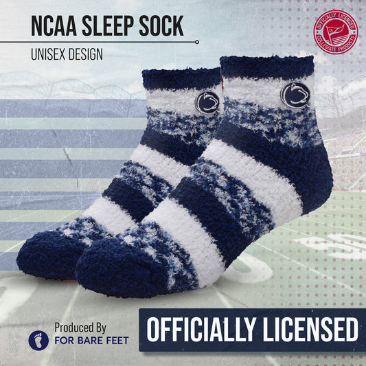 Penn State Nittany Lions NCAA Unisex Cozy Soft Sleep Socks - Navy