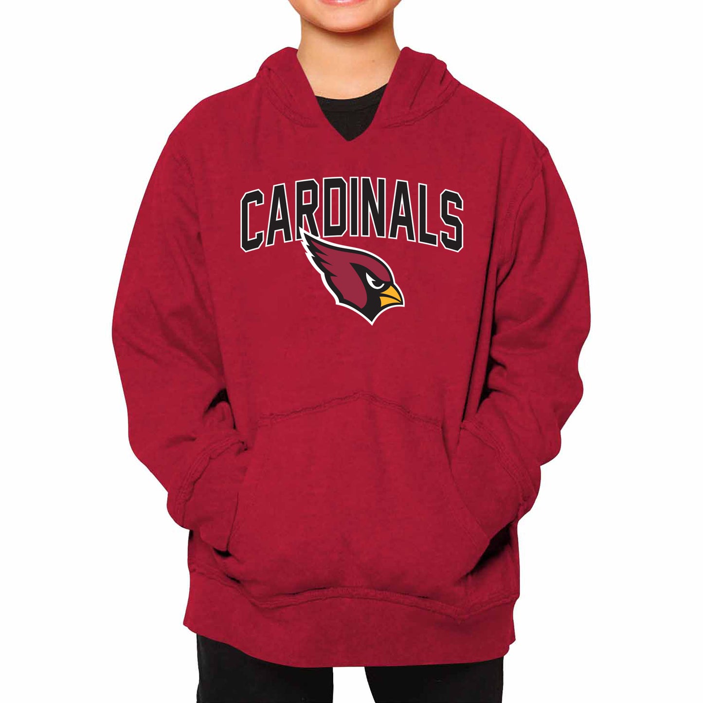 Arizona Cardinals NFL Youth Home Team Hoodie- Kids Hooded Sweatshirt - Cardinal