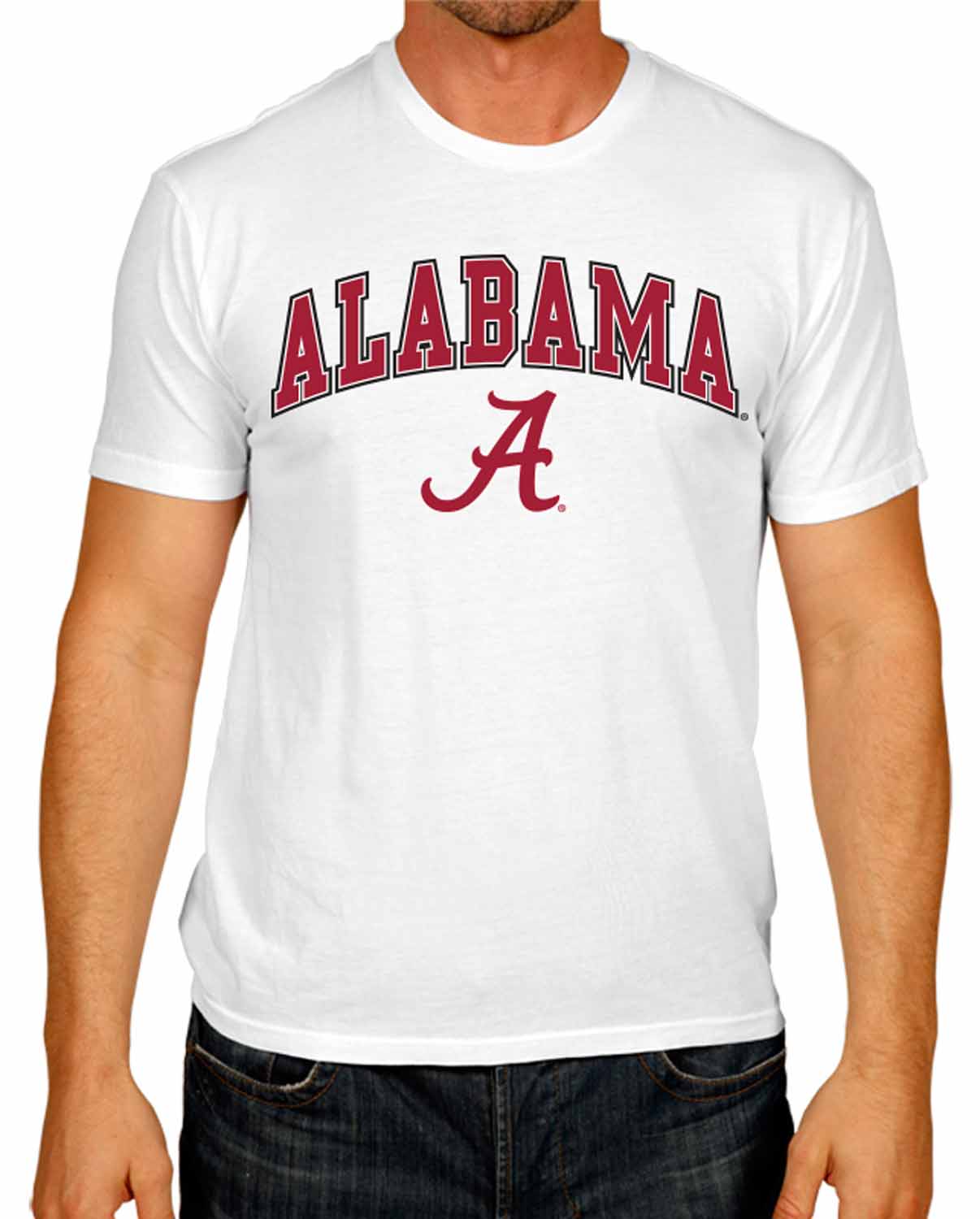 Alabama Crimson Tide NCAA Adult Gameday Cotton T-Shirt - White