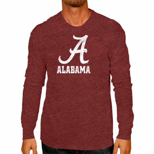 Alabama Crimson Tide NCAA MVP Adult Long-Sleeve Shirt - Crimson