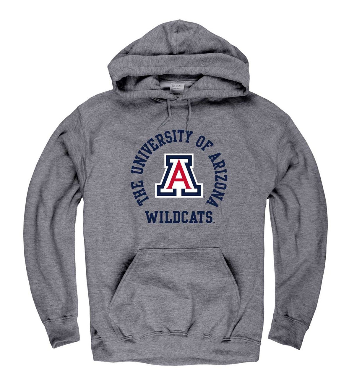 Arizona Wildcats Campus Colors Adult Team Spirit Hooded Sweatshirt - Graphite