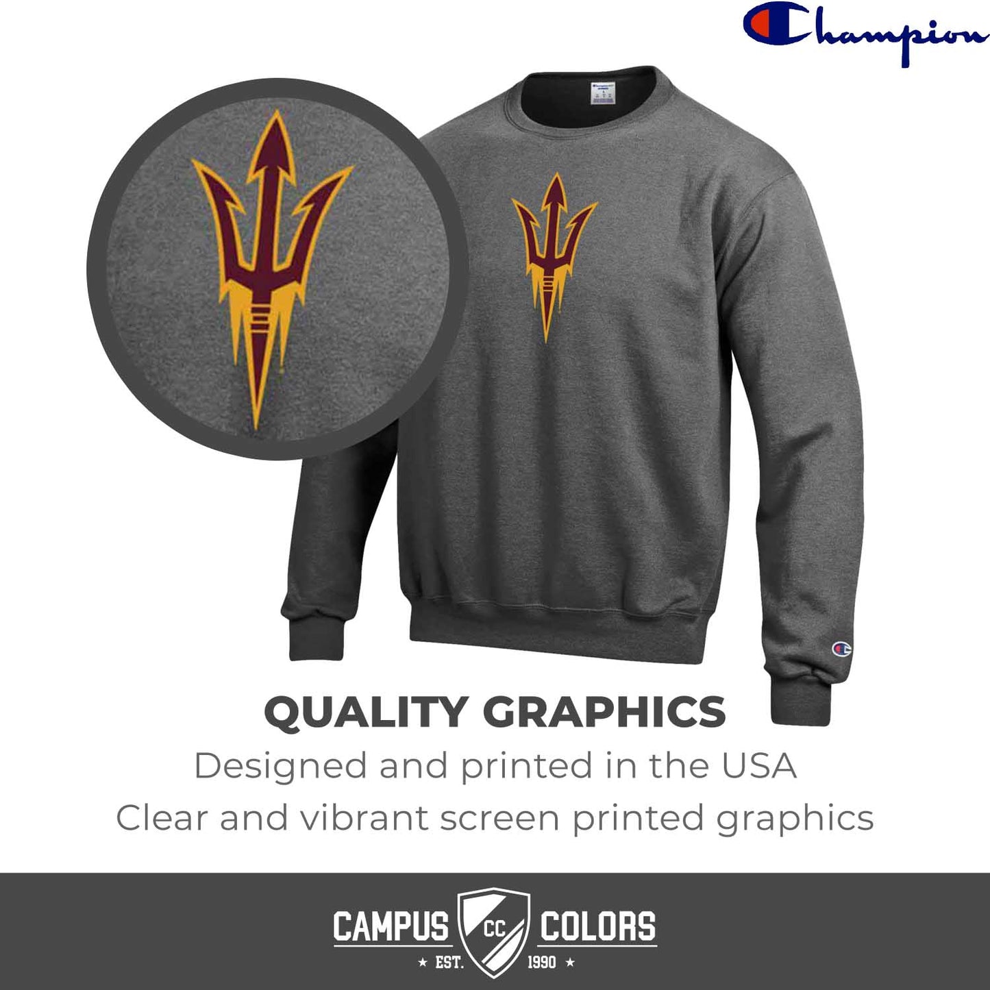 Arizona State Sun Devils Charcoal - Charcoal