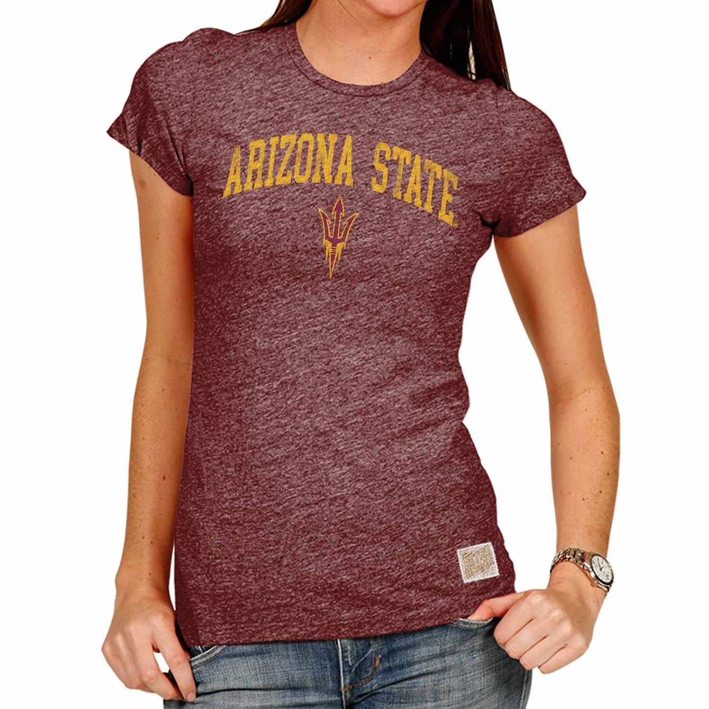 Arizona State Sun Devils University Women's T-Shirt  - Maroon