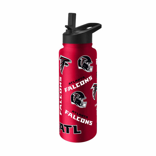Atlanta Falcons NFL 34Oz Native Quencher Water Bottle - Red