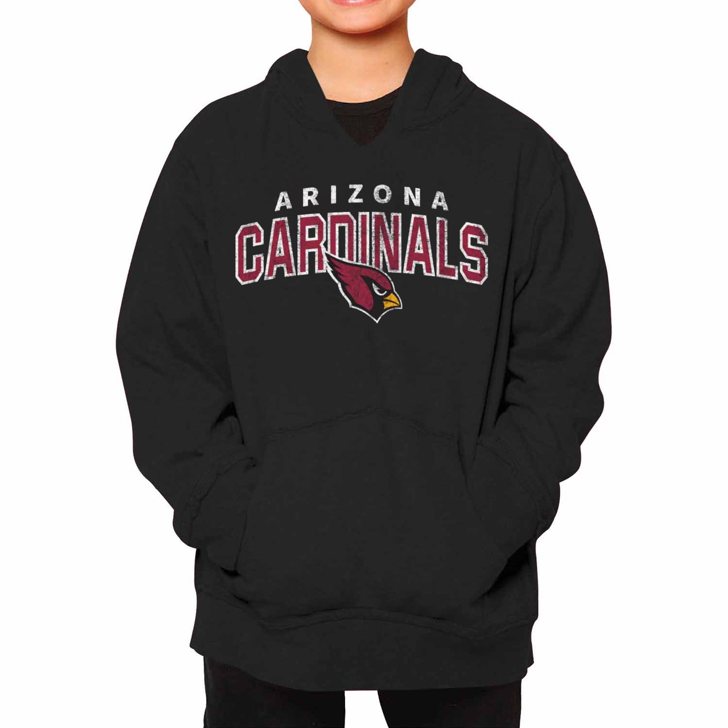 Arizona Cardinals NFL Youth Starting Fresh Hoodie- Pro Football Sweatshirt for Boys and Girls - Black