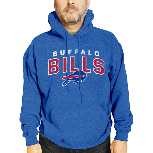 Buffalo Bills NFL Adult Unisex Starting Fresh Ultra Soft Fleece Hooded Sweatshirt - Royal