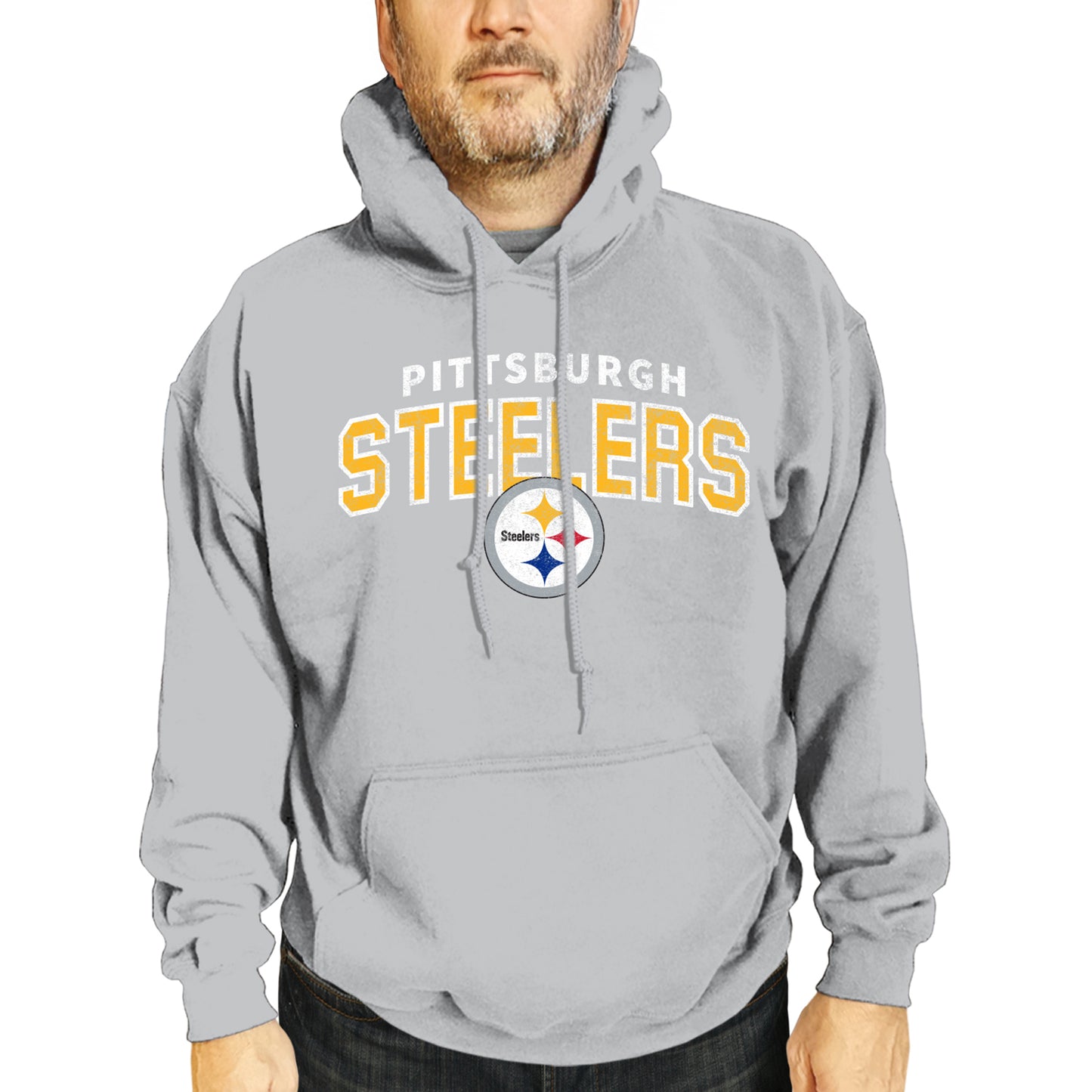 Pittsburgh Steelers NFL Adult Unisex Starting Fresh Ultra Soft Fleece Hooded Sweatshirt - Athletic Heather