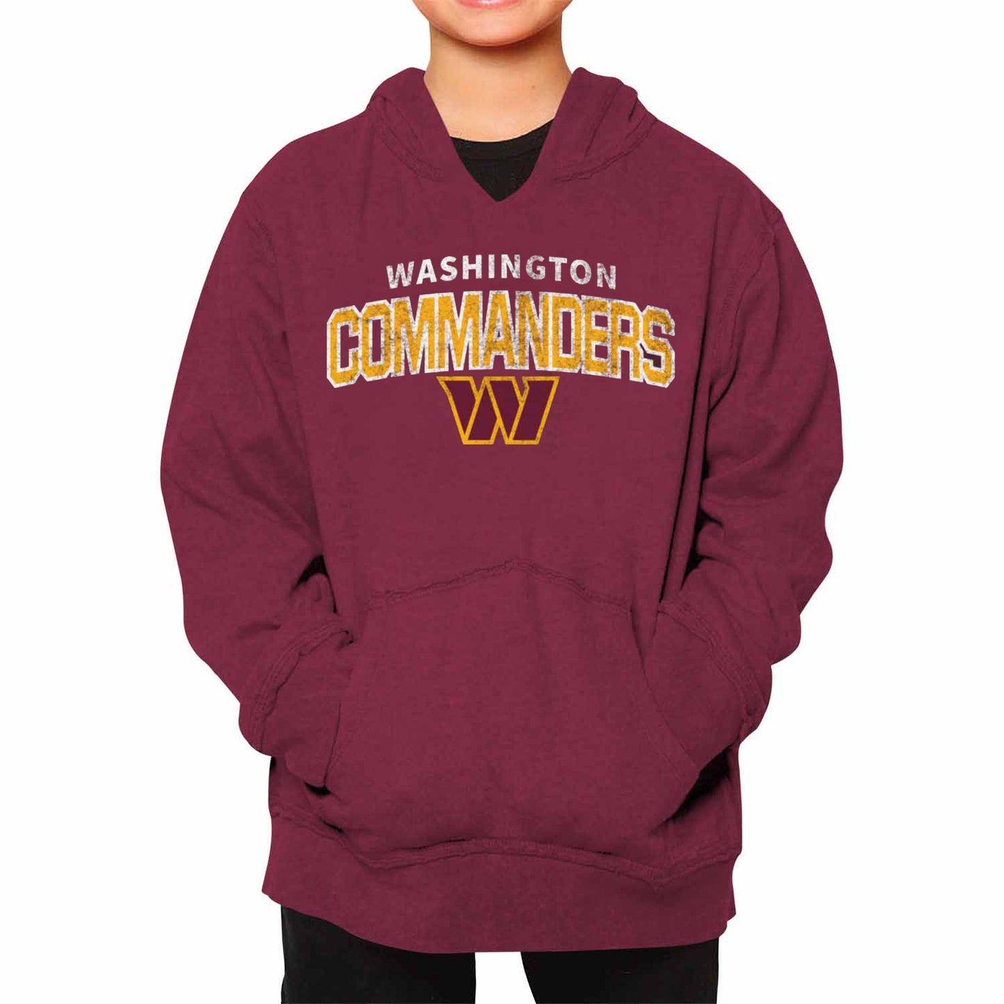 Washington Commanders NFL Youth Starting Fresh Hoodie- Pro Football Sweatshirt for Boys and Girls - Maroon