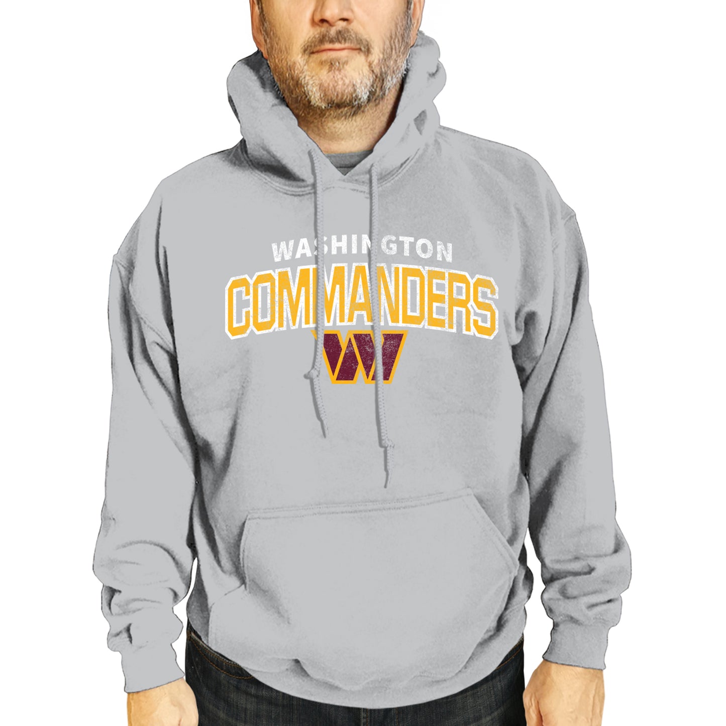 Washington Commanders NFL Adult Unisex Starting Fresh Ultra Soft Fleece Hooded Sweatshirt - Athletic Heather