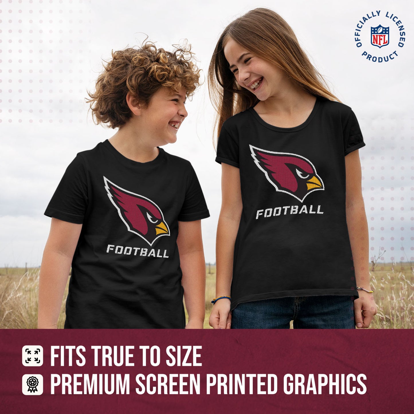 Arizona Cardinals NFL Youth Run City Tee - Black