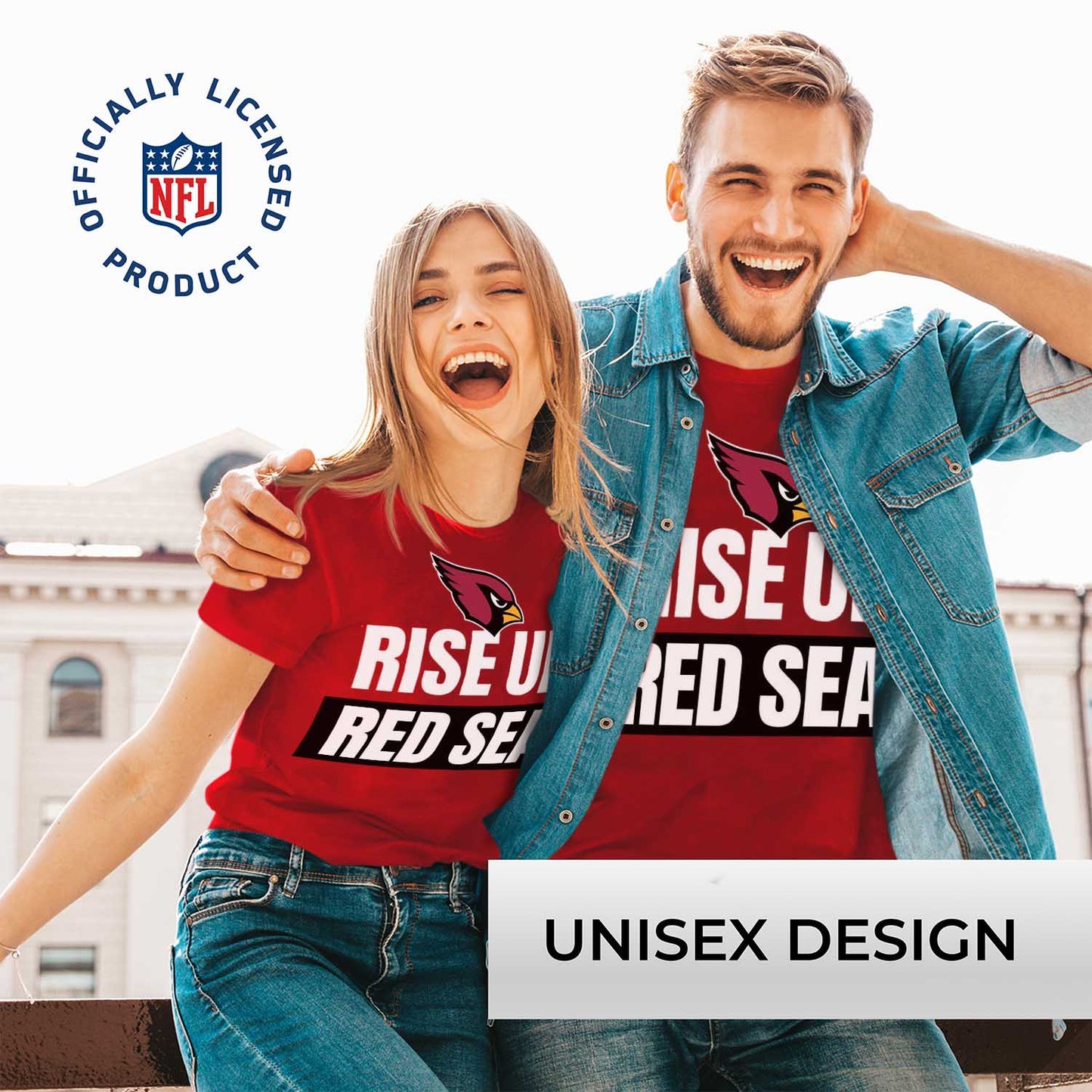 Arizona Cardinals NFL Adult Team Slogan Unisex T-Shirt - Cardinal