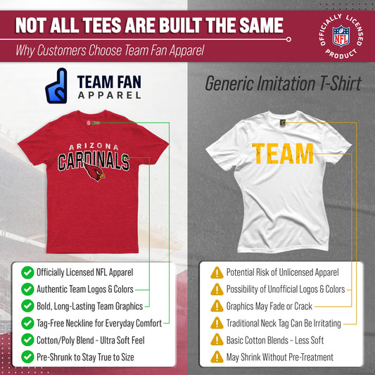 Arizona Cardinals NFL Starting Fresh Short Sleeve Heather T-Shirt - Cardinal