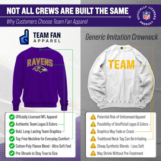 Baltimore Ravens NFL Home Team Crew - Purple