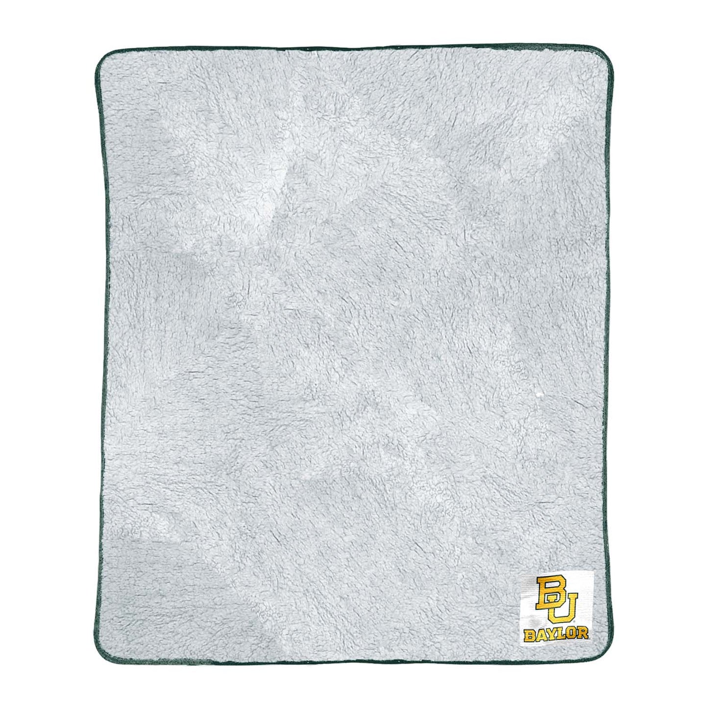 Baylor Bears NCAA Silk Sherpa College Throw Blanket - Green