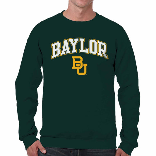Baylor Bears Adult Arch & Logo Soft Style Gameday Crewneck Sweatshirt - Team Color