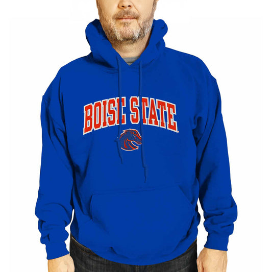Boise State Broncos NCAA Adult Tackle Twill Hooded Sweatshirt - Royal