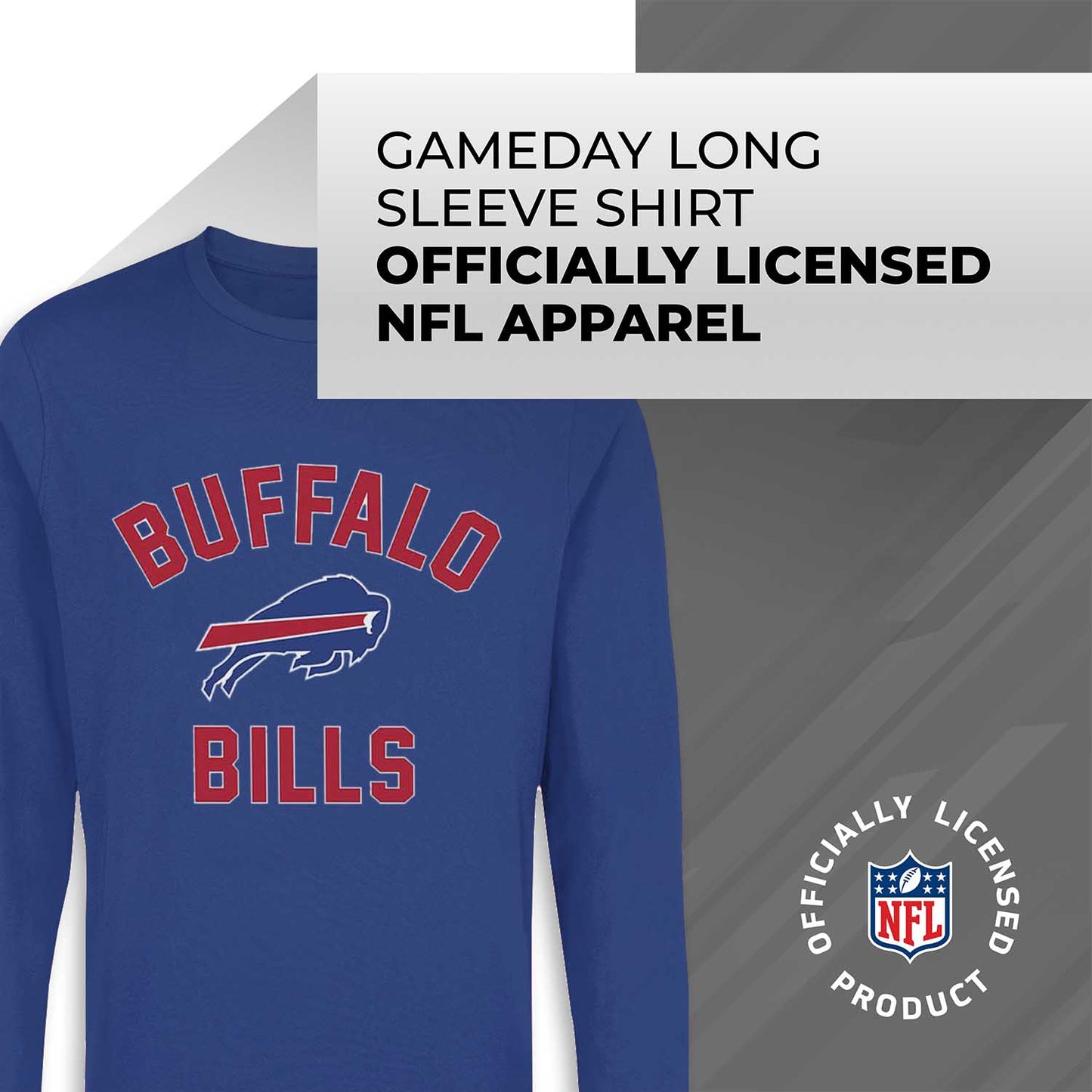 Buffalo Bills NFL Gameday Adult Long Sleeve Shirt - Royal