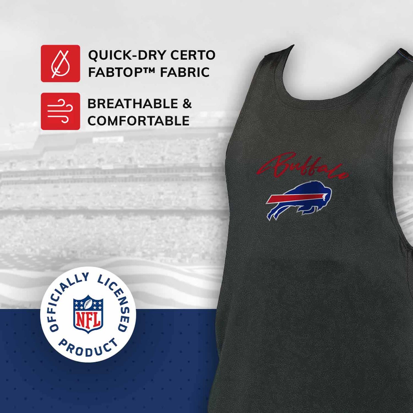Buffalo Bills NFL Women's Muscle Tank - Black