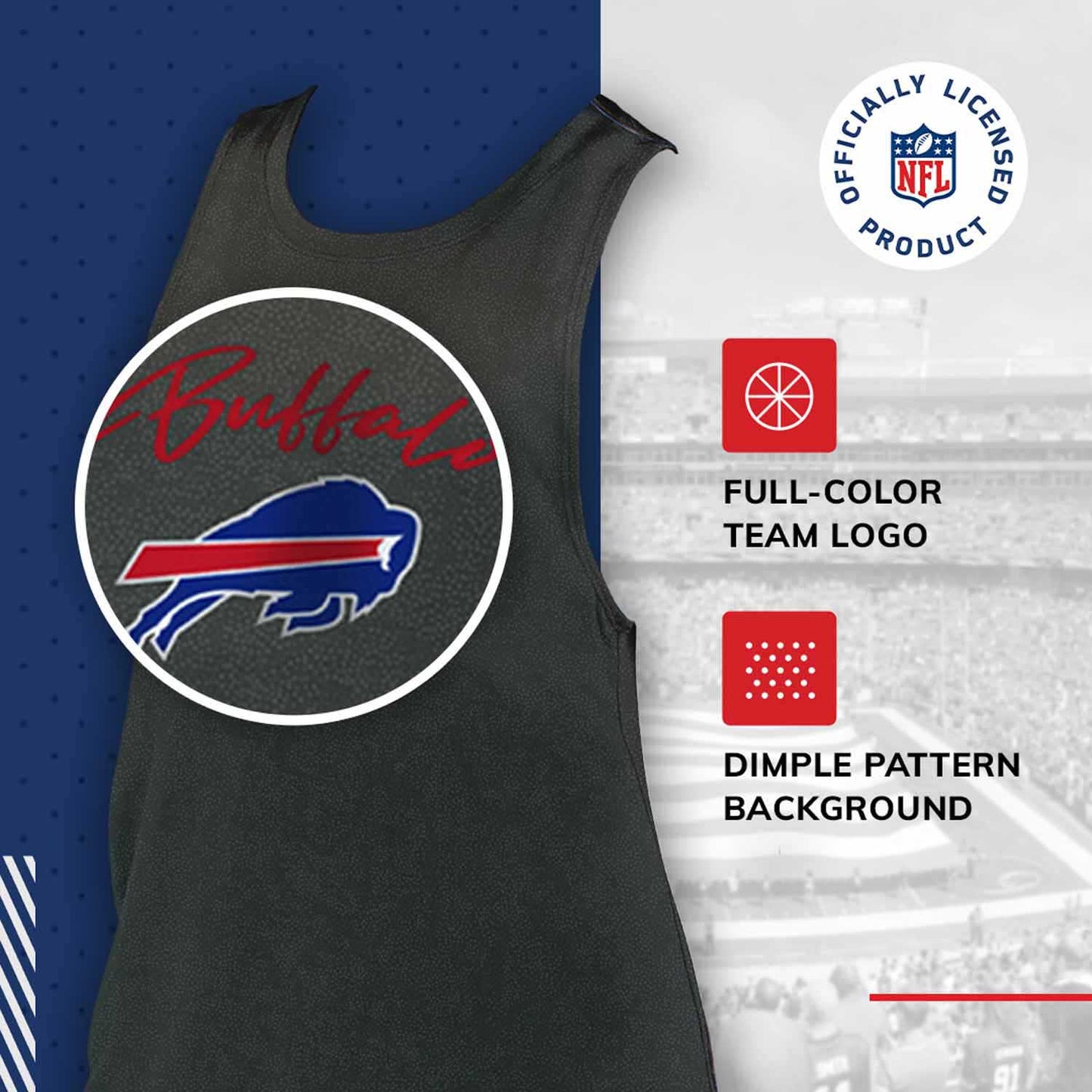 Buffalo Bills NFL Women's Muscle Tank - Black