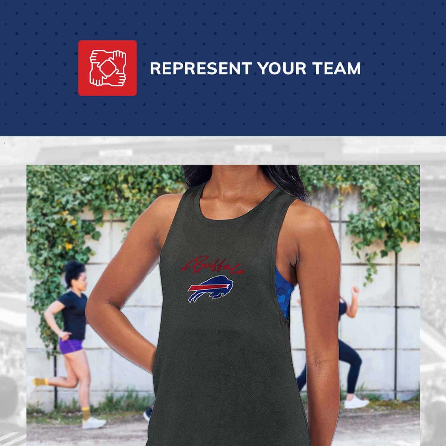 Buffalo Bills NFL Women's Muscle Tank - Black