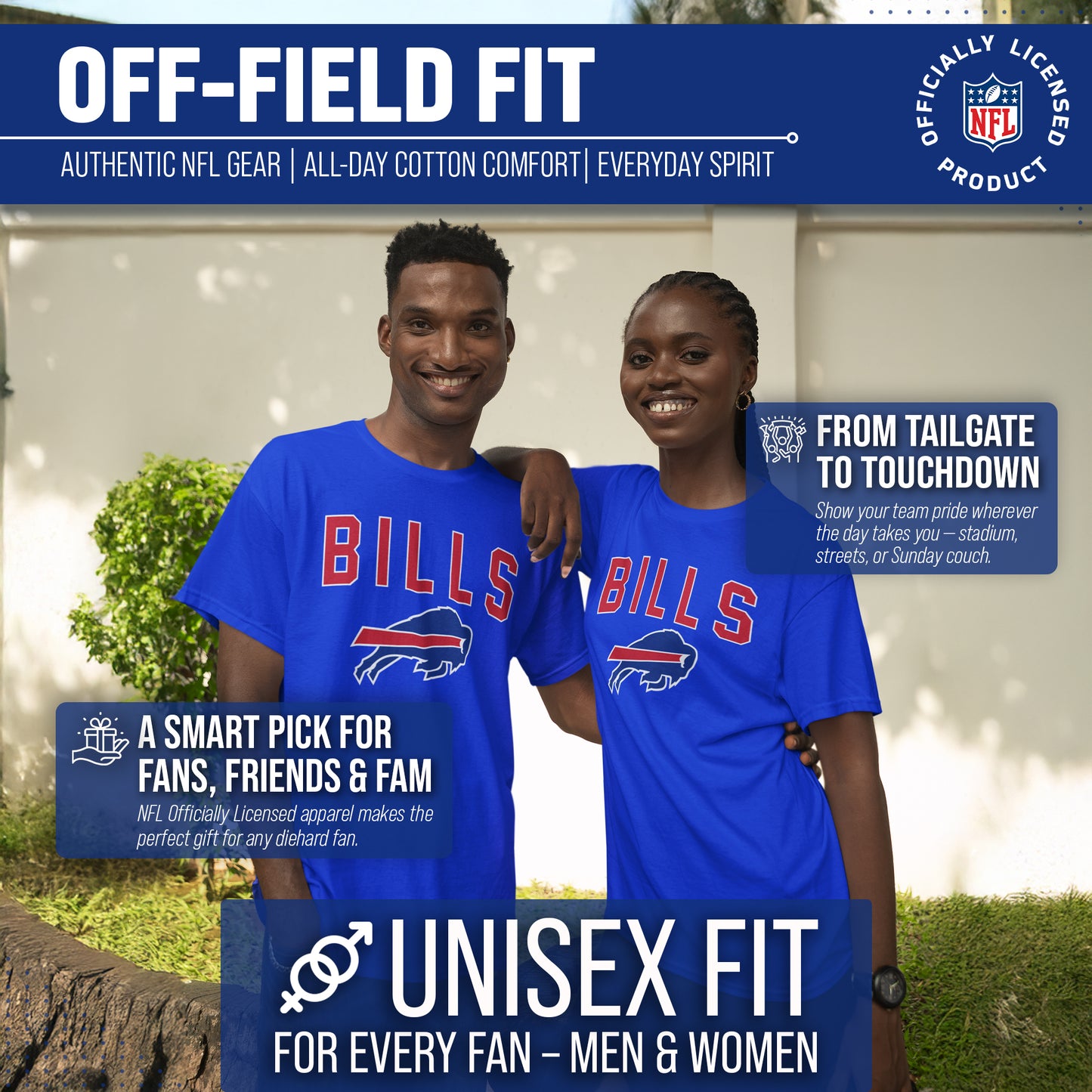 Buffalo Bills NFL Home Team Tee - Royal