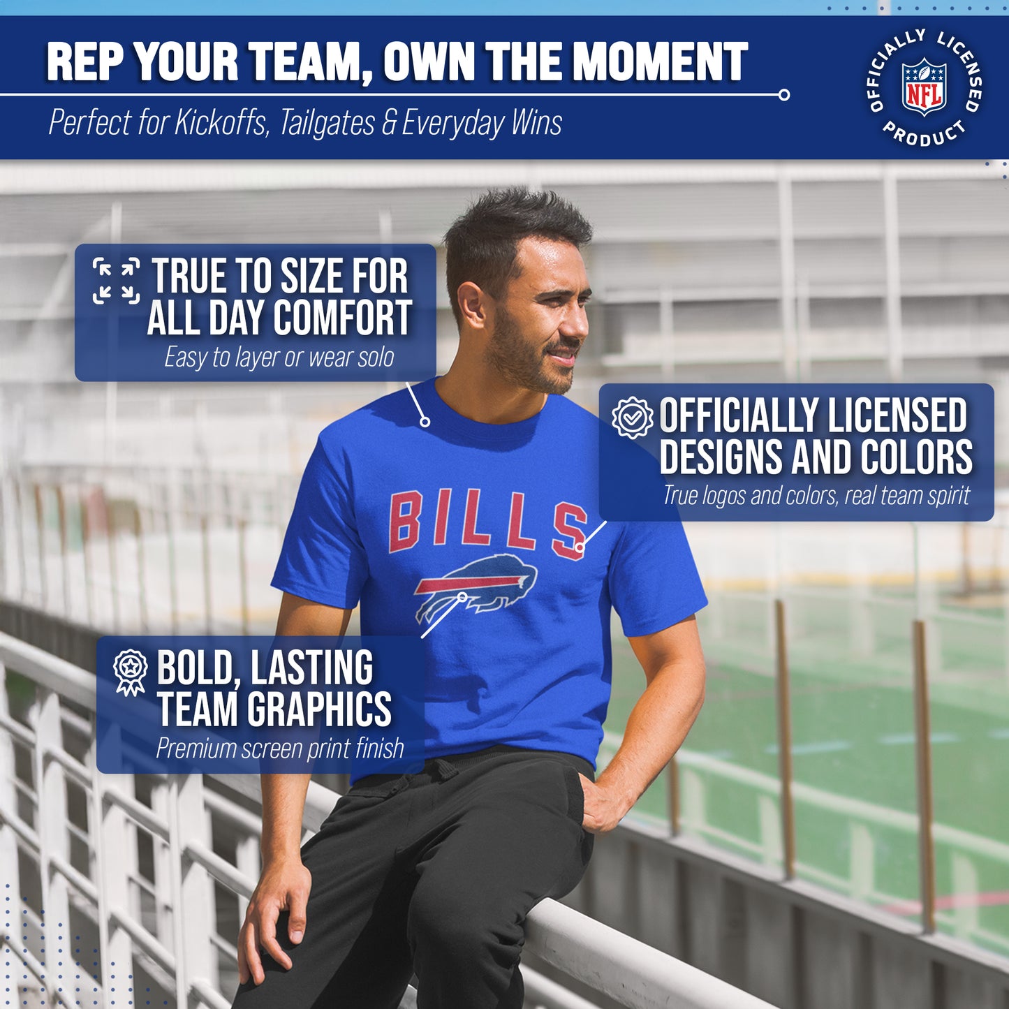 Buffalo Bills NFL Home Team Tee - Royal