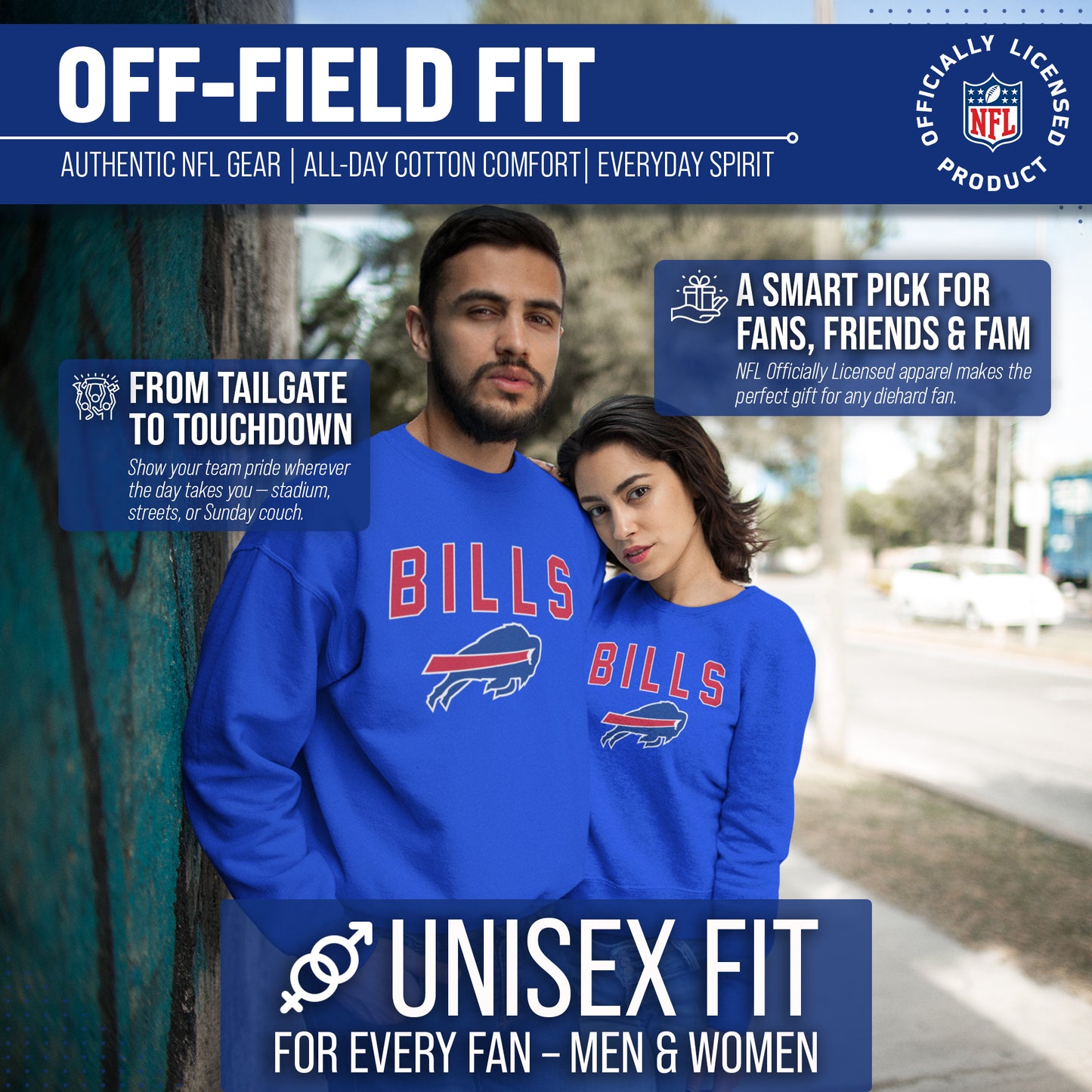 Buffalo Bills NFL Home Team Crew - Royal